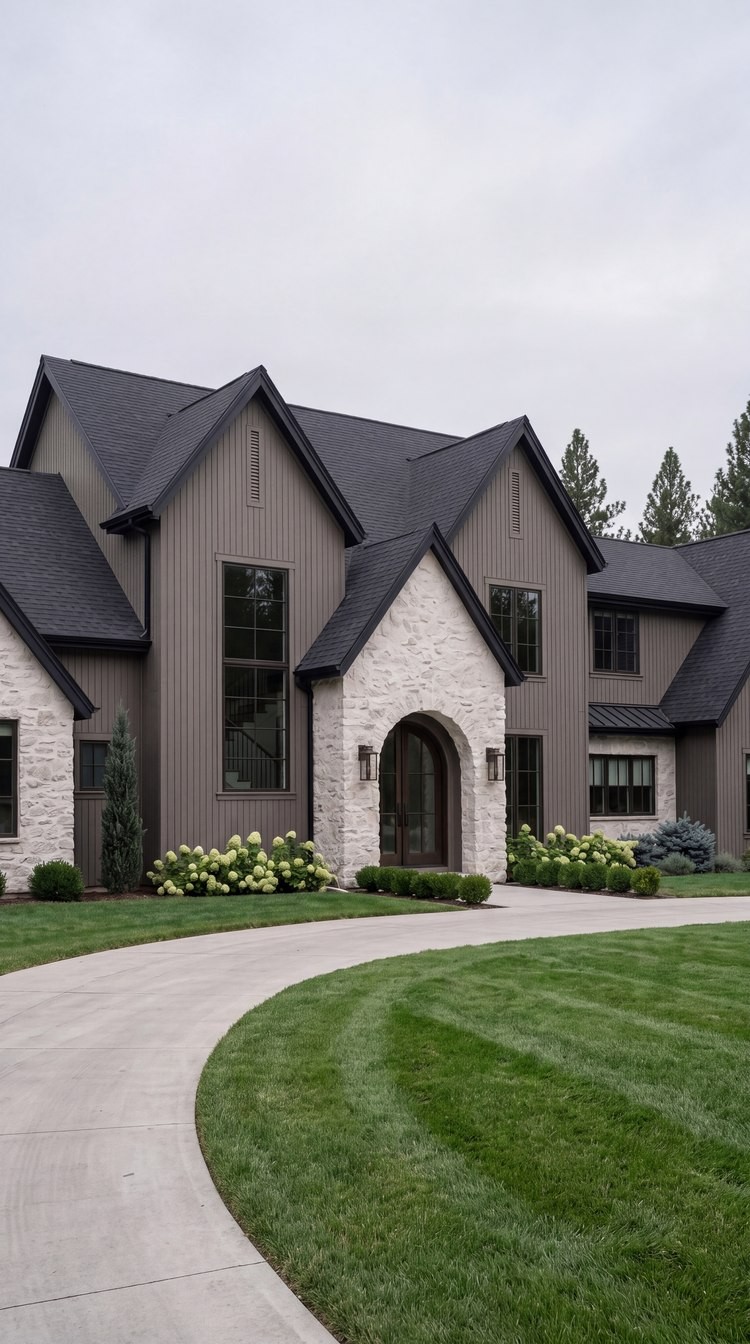 Custom home exterior