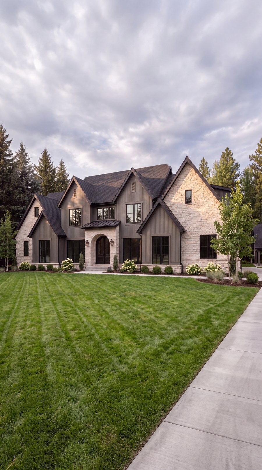 Custom home exterior